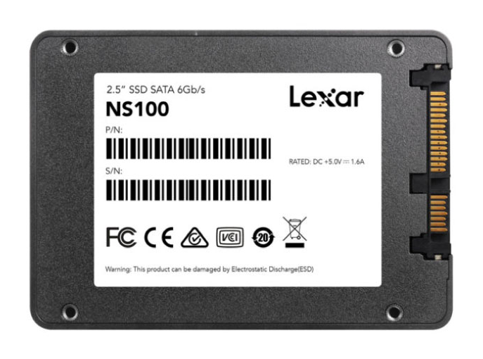 SSD Lexar  256GB Sata (NS100); 36T