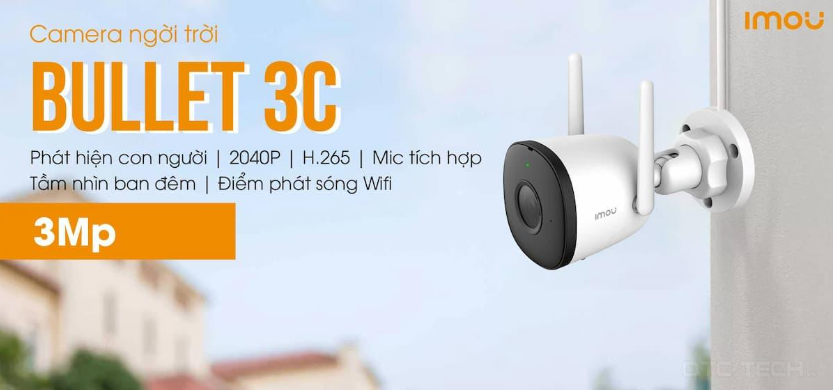 Camera Wifi 3MP IMOU IPC-S3DP-3M0WJ (3mp, 2.8mm, không màu); 24T
