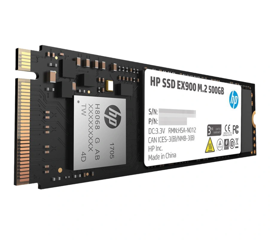 Ổ cứng SSD M2-PCIe 500GB HP EX900 NVME 2280; 36T