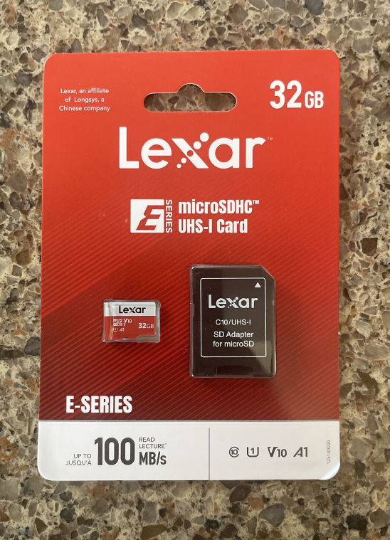 Thẻ nhớ Lexar microSDXC UHS-I, 32GB ; 12T