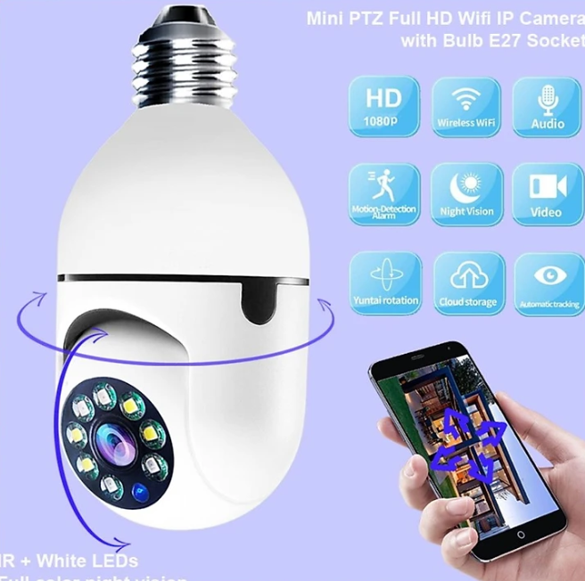 Camera IP Robo Yoosee YKT-2209 5.0Mpx hình bóng đèn ngụy trang; 06T