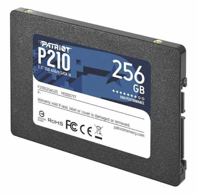 Ô cứng SSD PATRIOT P210 dung lượng 256GB 2.5inch SATA3; 36T