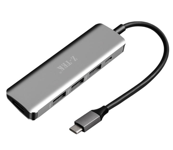 Cáp chuyển Type C---> 4 USB 3.0 ZY318 Ztek (-); 01T