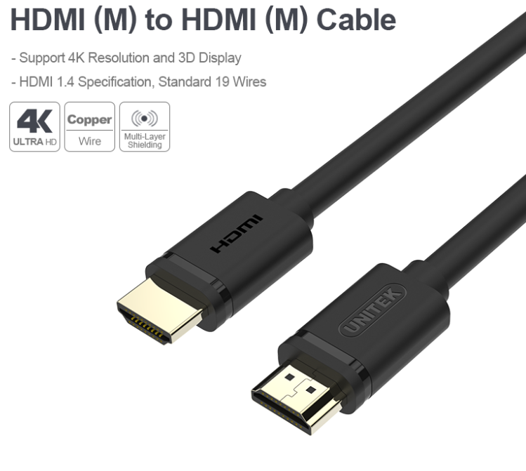 Cable HDMI 25M Unitek Y-C170 (-)