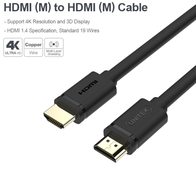 Cable HDMI 15M Unitek Y-C 143M 4K full vat; 12T