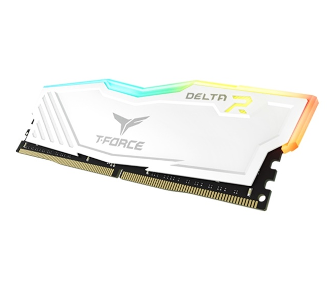 Bộ nhớ Ram 8GB/3600 TeamGroup Delta  White  RGB tải nhiệt;  36T