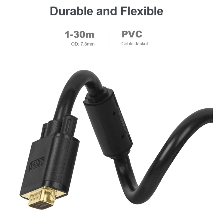 Cable VGA Unitek 3M Y-C 504G (-)