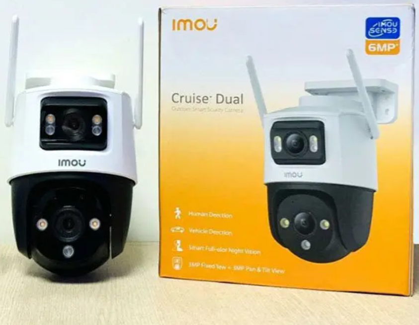 Camera Wifi iMOU  6MP IPC-S7XP-6M0WED ((6MP, 2 ống kính, Xoay 360, đàm thoại 2 chiều); 24T