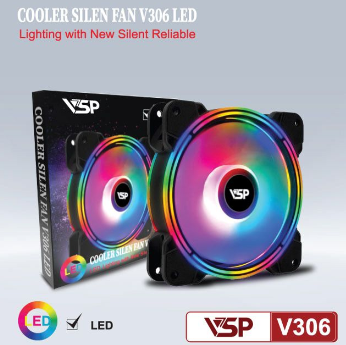 Fan Case VSP V306 LED ARGB 12cm; 12T