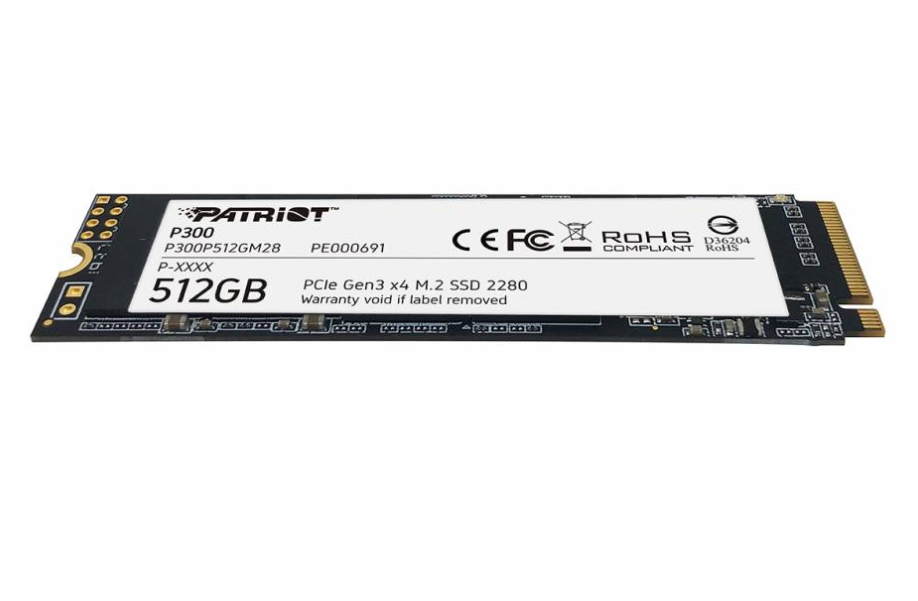 Ổ cứng PATRIOT SSD P300 NVMe M.2 PCIe gắn trong 512GB; 36T