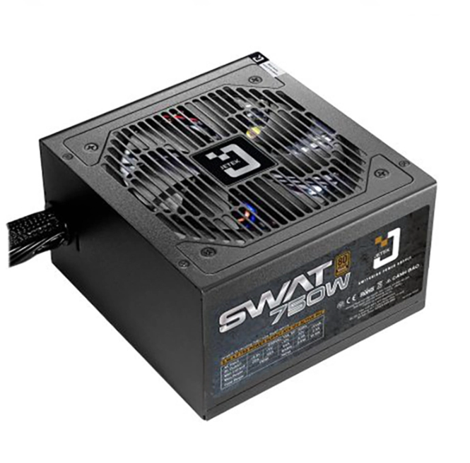 NGUỒN MÁY TÍNH JETEK SWAT 750 750W (80 PLUS BRONZE / MÀU ĐEN); 36T