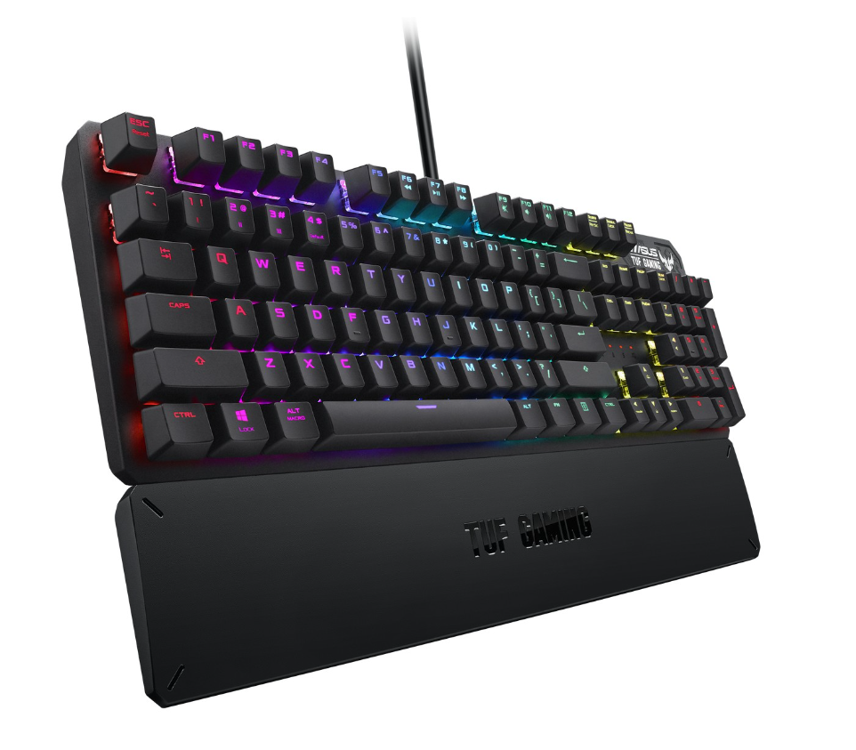 Bàn phím gaming Asus TUF K3, màu Đỏ (switch); 12T