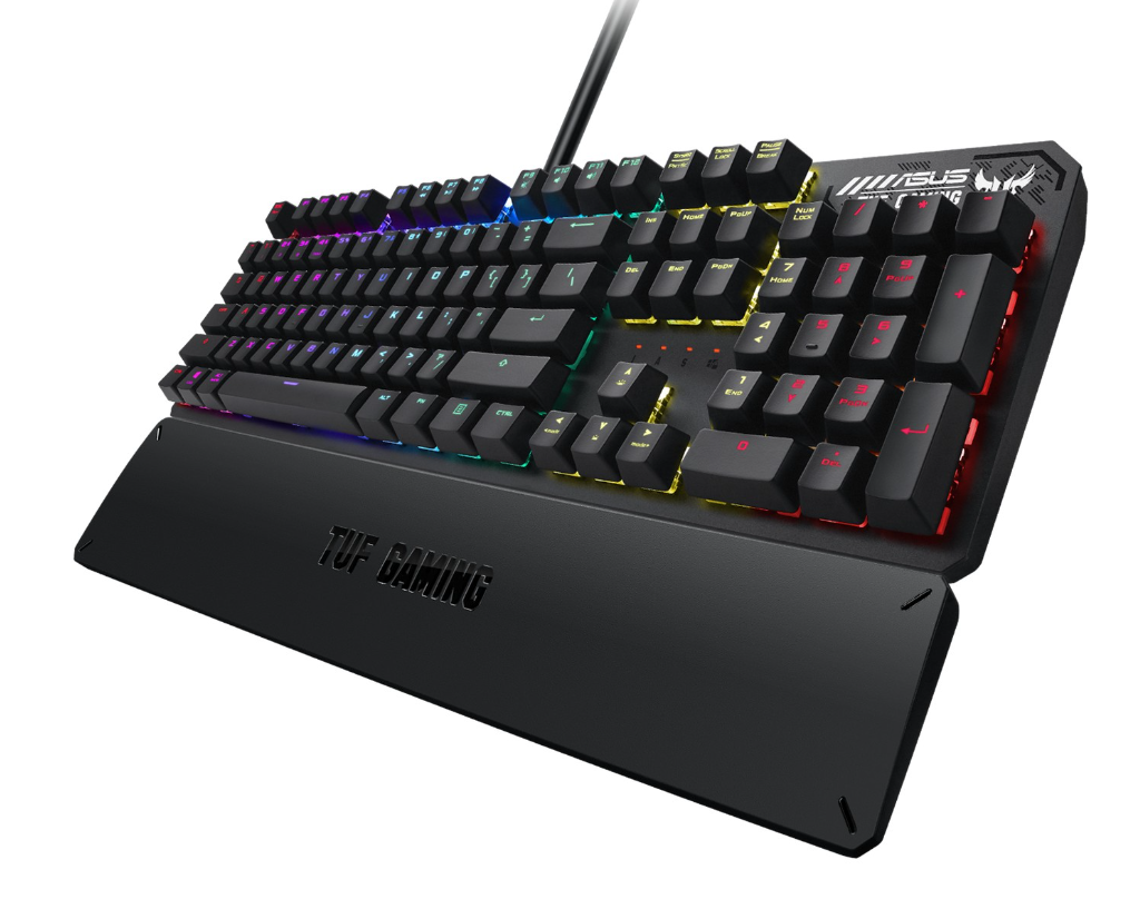 Bàn phím gaming Asus TUF K3, màu Đỏ (switch); 12T