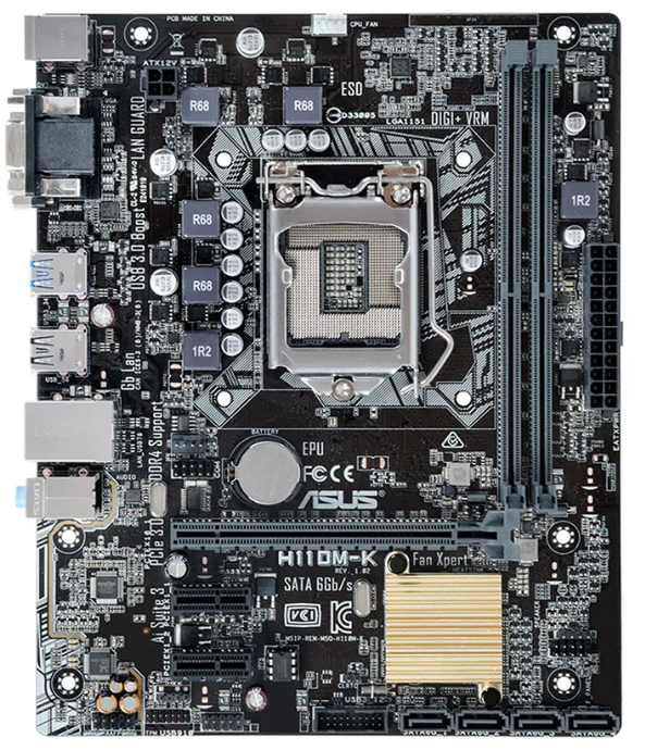 Mainboard ASUS H110M-K; 36T