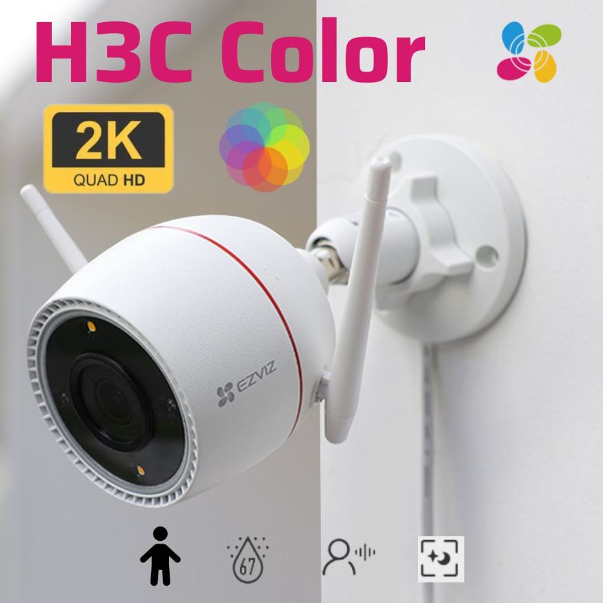 Camera Ezviz CS-H3C (4mp, 2.8mm, Color Night); 24T