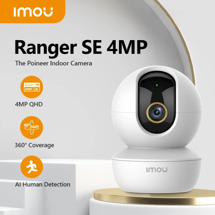 Camera Imou  SE IPC-A43P 4MP 2K Quay 360; 24T