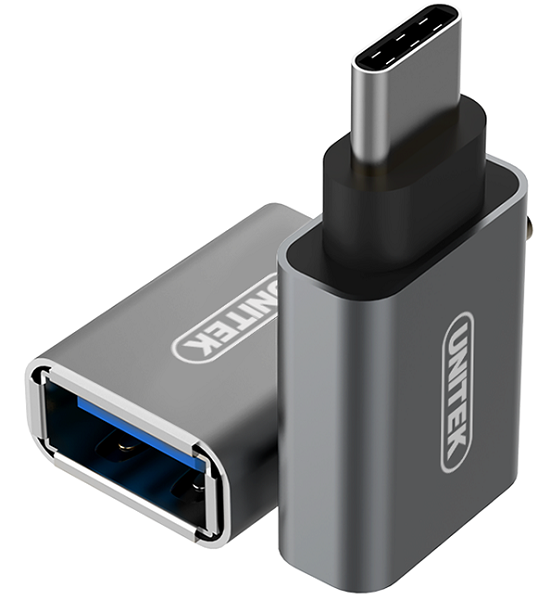 Đầu đổi Type-C---> USB 3.0 Y-A025CGY Unitek; Test (-)