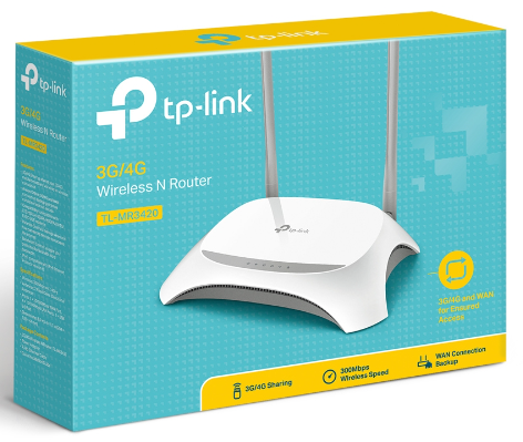 TP-Link TL-MR3420 - Router chuẩn N không dây 3G/4G; 12T