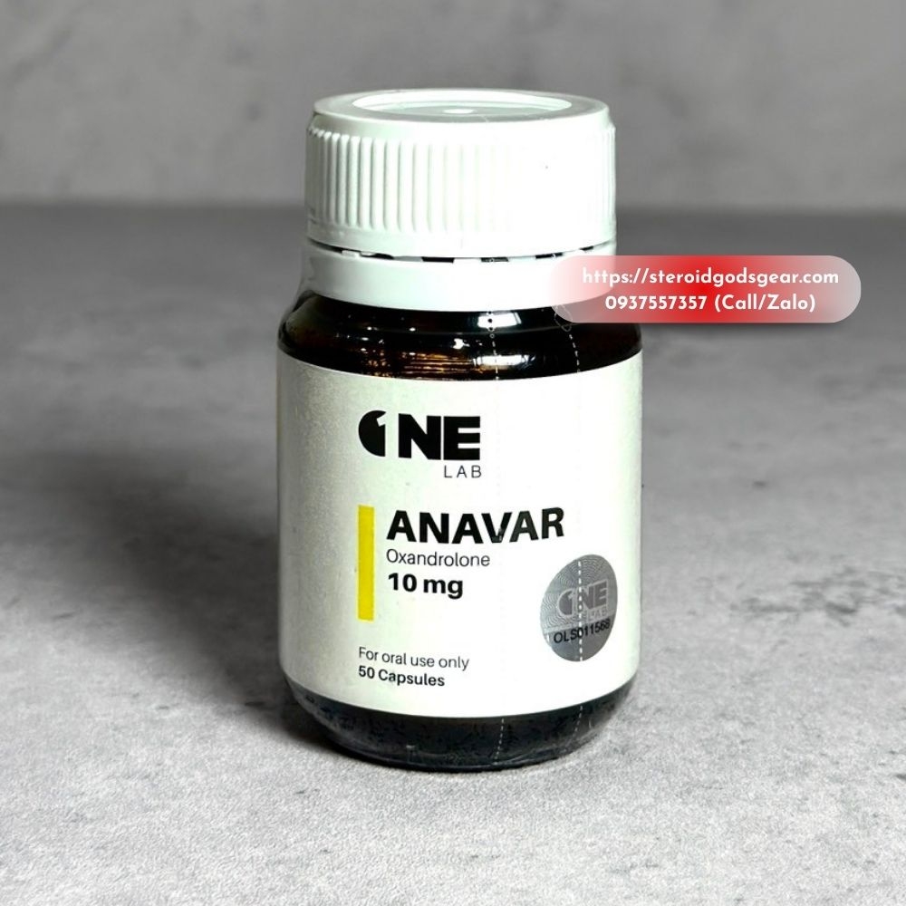 ANAVAR (Oxandrolone) 10mg 50tabs x 2 lọ- OneLab