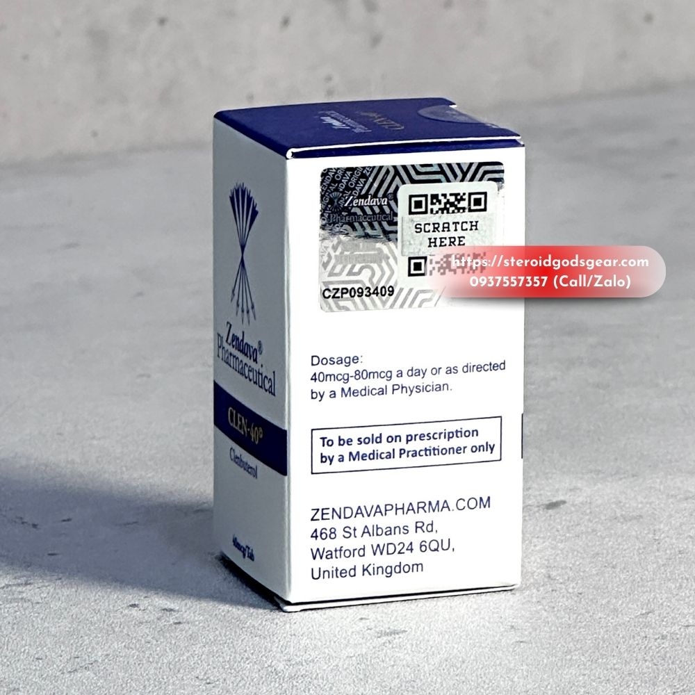 CLEN-40 (Clenbuterol) 40mcg - Zendava