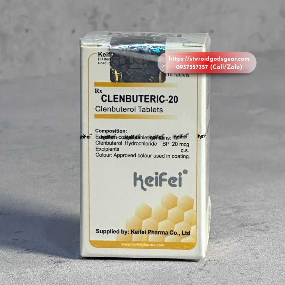 CLEN (Clenbuterol) 20mcg x 100tabs - Keifei