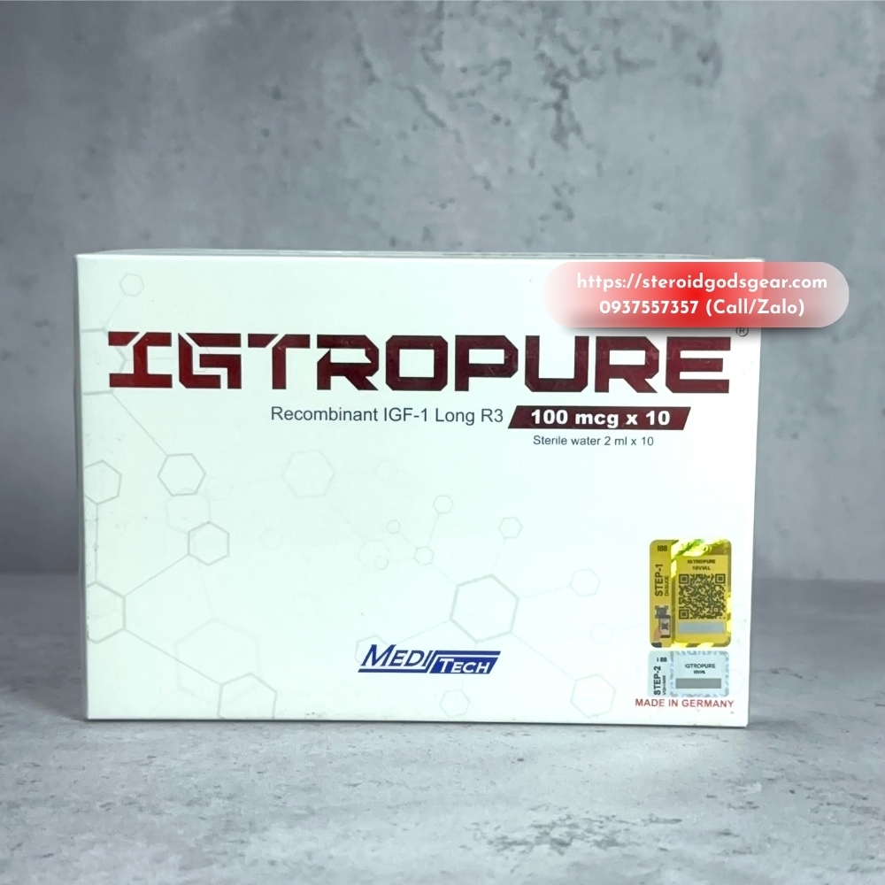 IGTROPURE (Recombinant IGF 1 Long-R3 100mcgx10) HGH - Meditech