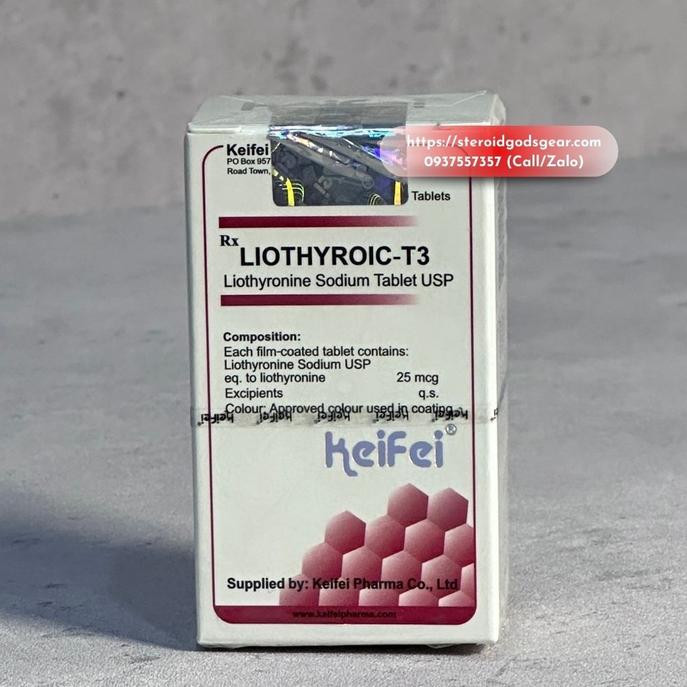 Cytomel T3 (Liothyronine Sodium Tablet USP) 25mcg x 100tabs - Keifei
