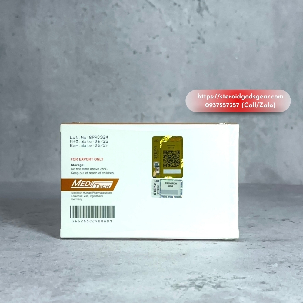 PROVIRON (Mesterolone 25mg/tab - 50tabs) - Meditech