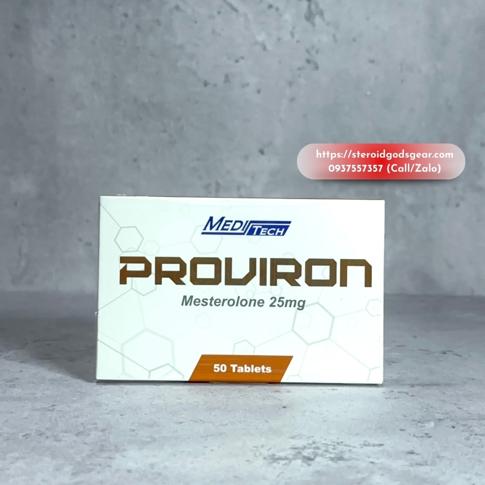 PROVIRON (Mesterolone 25mg/tab - 50tabs) - Meditech