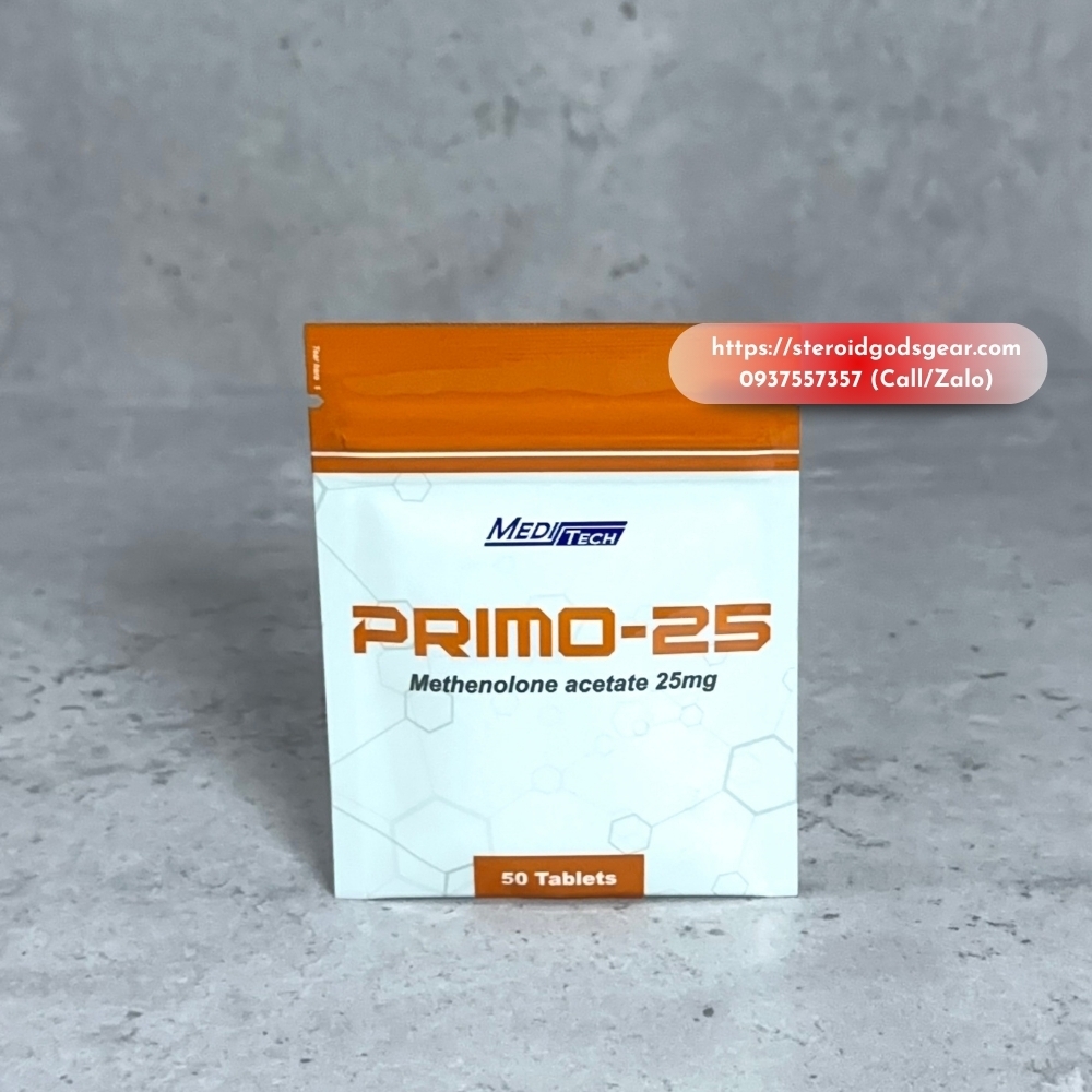 PRIMO-25 (Methenolone Acetate 25mg) ORAL - Meditech