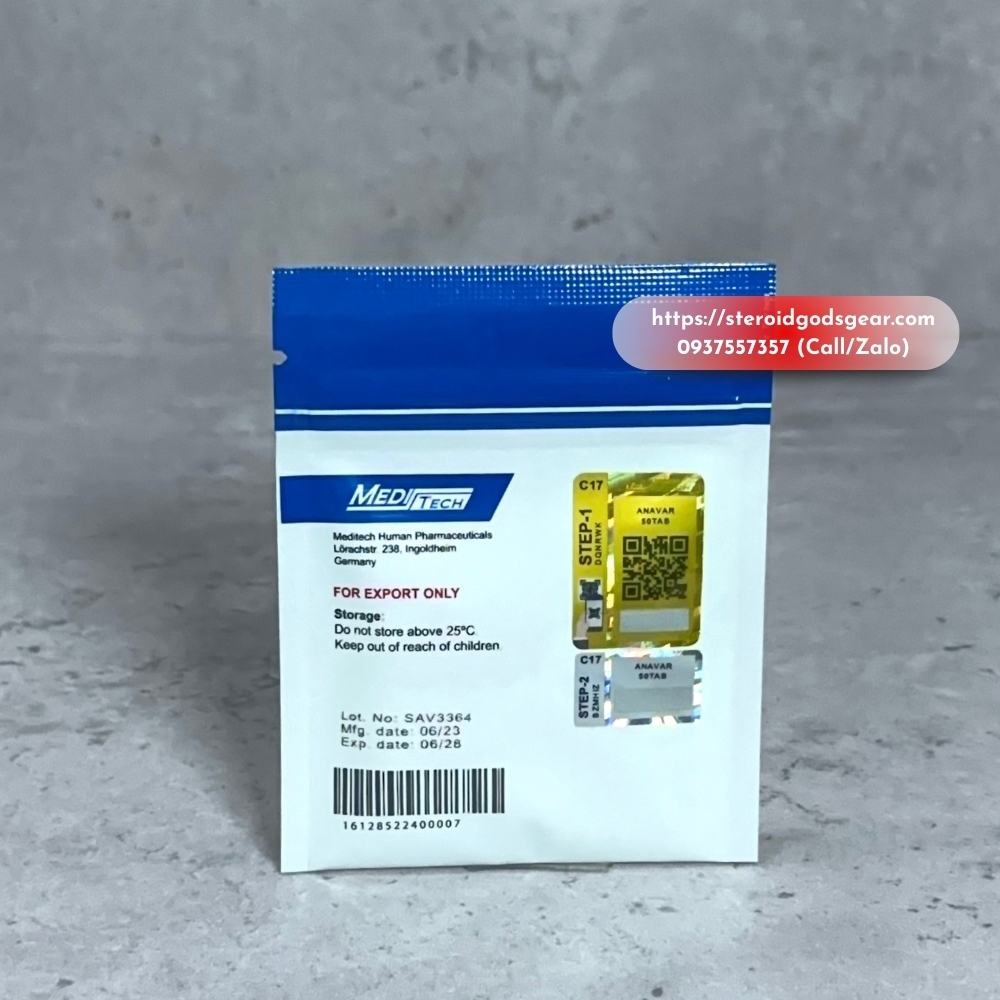 SUPERDROL (Methyl-Drostanolone 10mg - 50tab) - Meditech