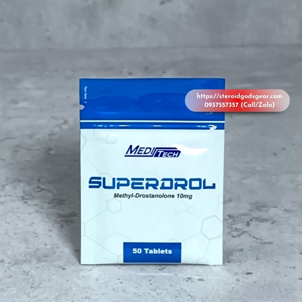 SUPERDROL (Methyl-Drostanolone 10mg - 50tab) - Meditech