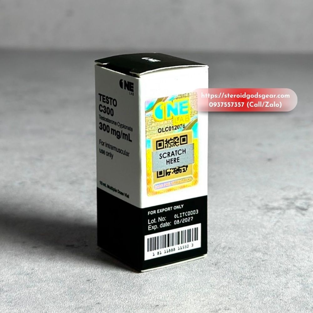 TEST C 300 (Testosterone Cypionate 300mg/ml) 10ml - OneLab