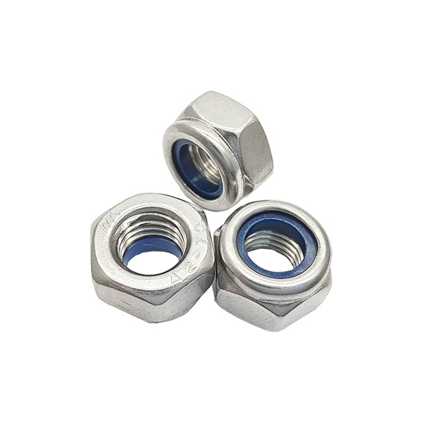 Đai ốc tự khóa - Nylon lock nut - Tán keo, inox 304