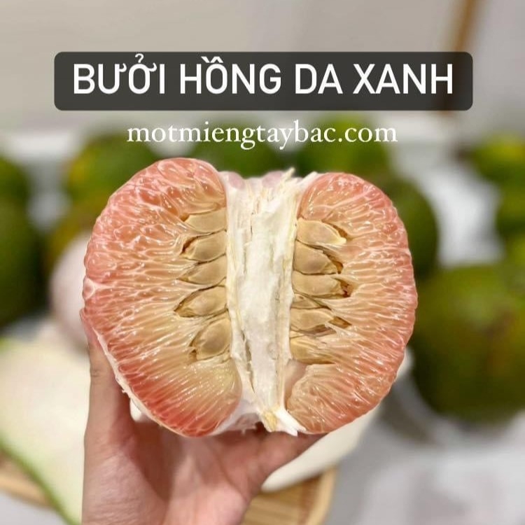 Bưởi hồng da xanh