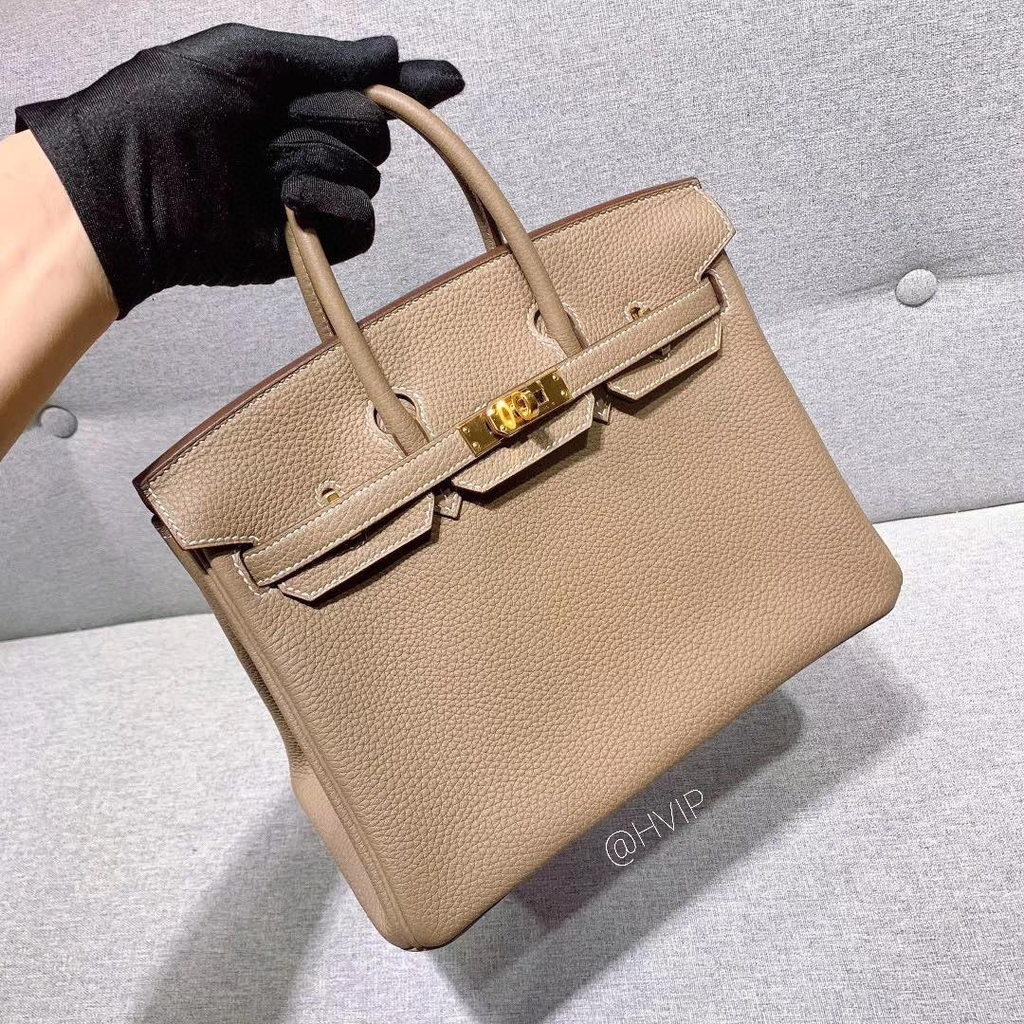 BIRKIN 25 ETOUPE TOGO GHW/PHW