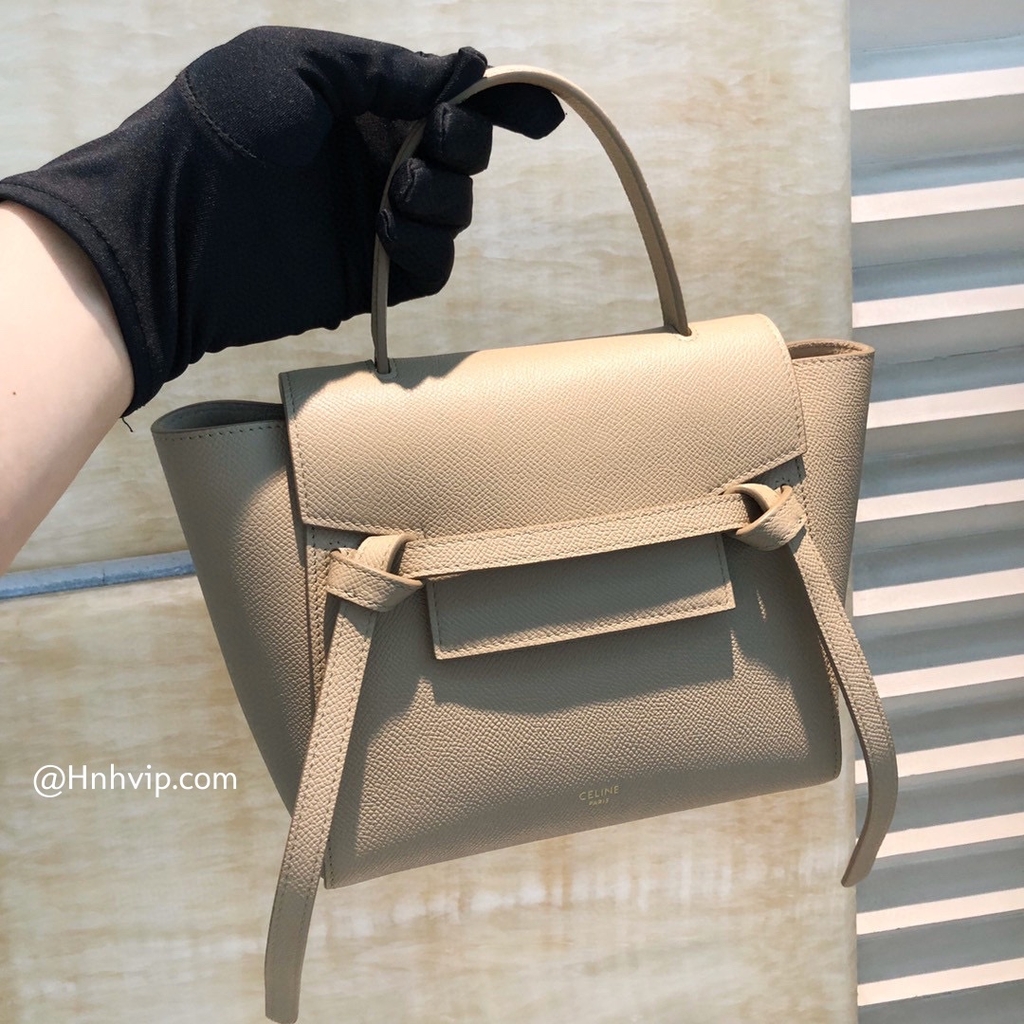 CELINE NANO BELT BAG IN GRAINED CALFSKIN GREEN CLAY | Hàng hiệu 1:1 HVip Celine Nano Belt Bag In Grained Calfskin Green Clay | Hàng Hiệu 1:1 Hvip