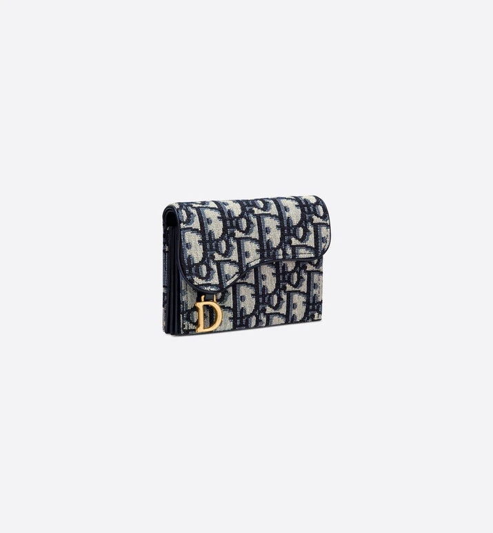 Christian dior saddle flap card holder Outlet