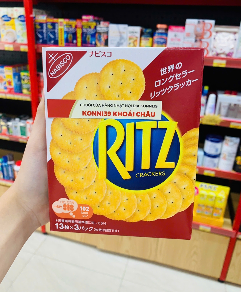 Bánh Ritz Nhật Hộp Giấy 128G | Konni39 Khoái Châu