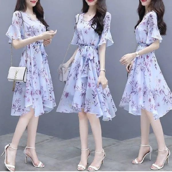 MS891 Váy đầm voan nhăn xòe đuôi cá 3 tầng dễ thương | Phu Linh - Fashion &  More