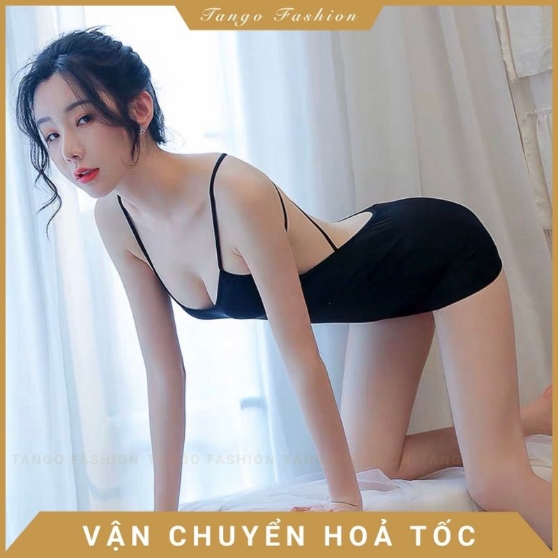 Váy ngủ nữ ôm body xẻ eo gợi cảm TK3821 - Happyshop