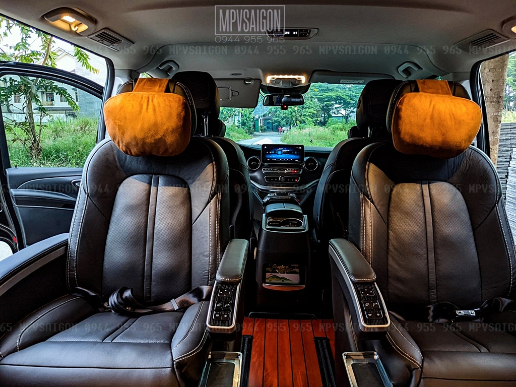 nâng cấp ghế thương gia Limousine Mercedes Benz V250 AMG tại MPVSAIGON