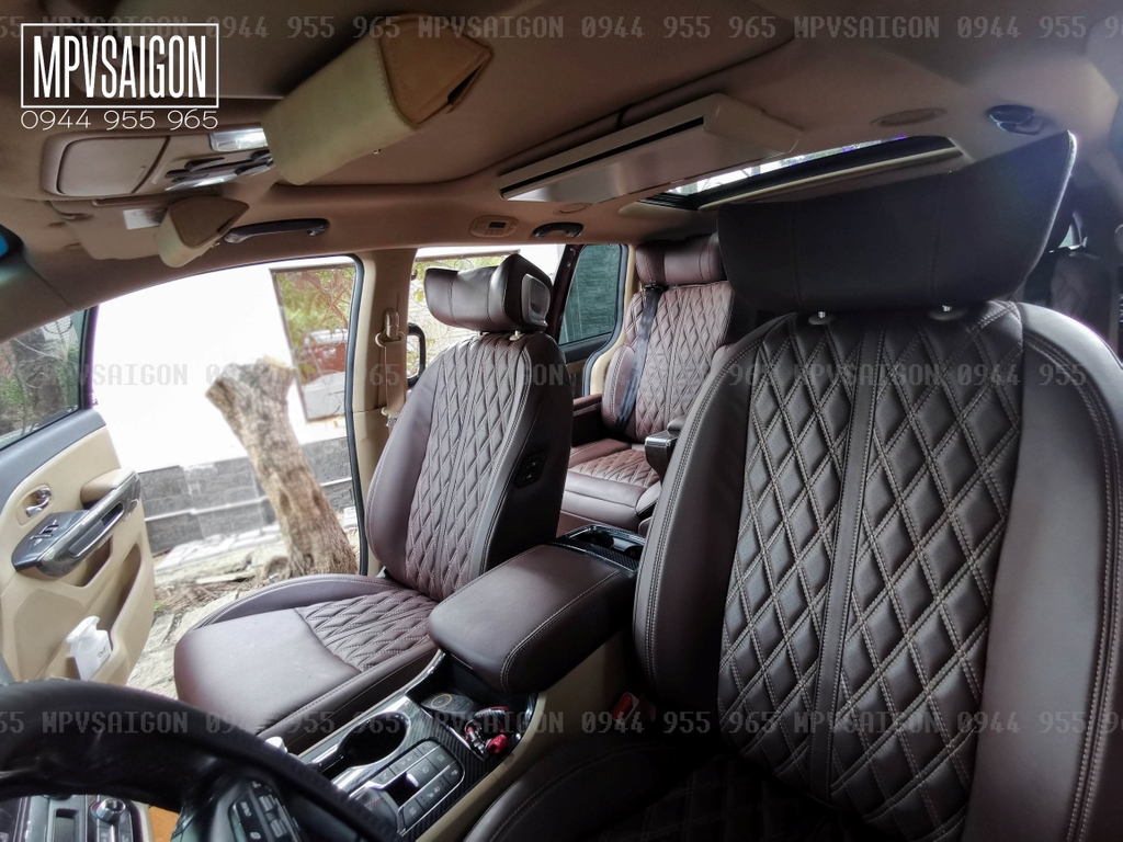 Độ limousine thương gia xe Sedona - MPVSAIGON