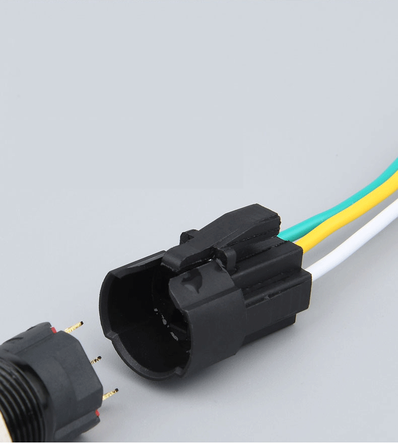 Công tắc Kim loại 19mm 12V chống nước ô tô Nhấn giữ/ lock