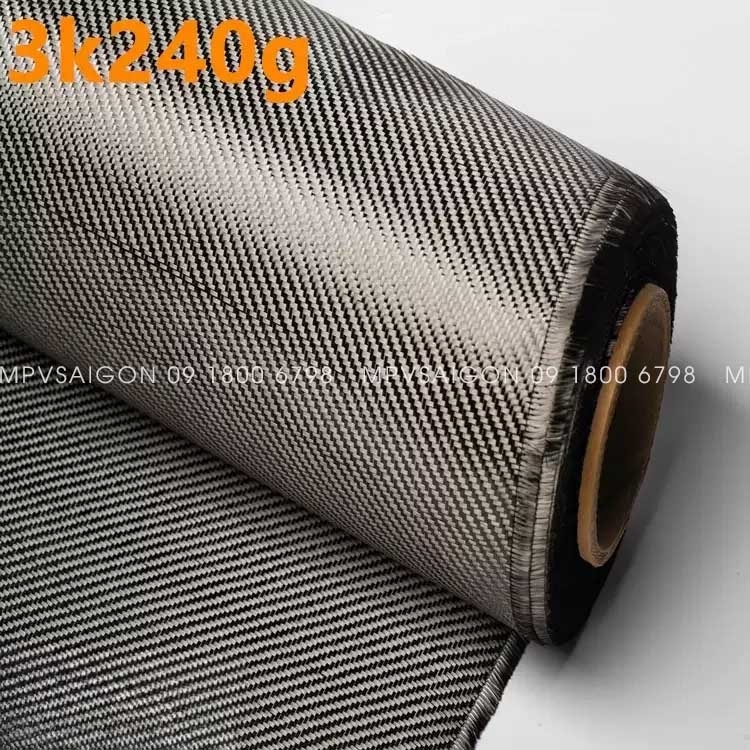 Vải carbon fiber 3K dệt cho nội thất ô tô C02