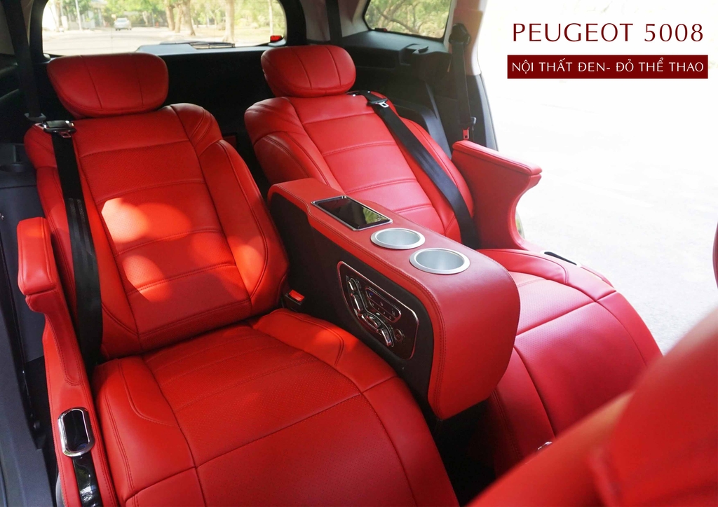 PEUGEOT 5008 – BROCHURE  NÂNG CẤP NỘI THẤT ĐEN - ĐỎ THỂ THAO