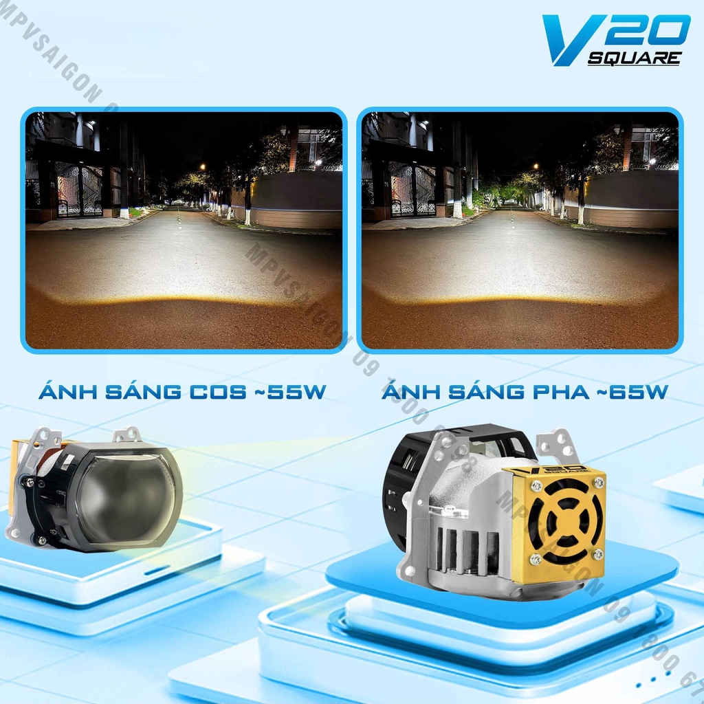 BI LED X-LIGHT V20 SQUARE