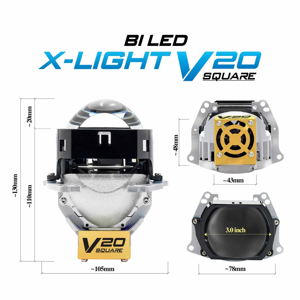 BI LED X-LIGHT V20 SQUARE