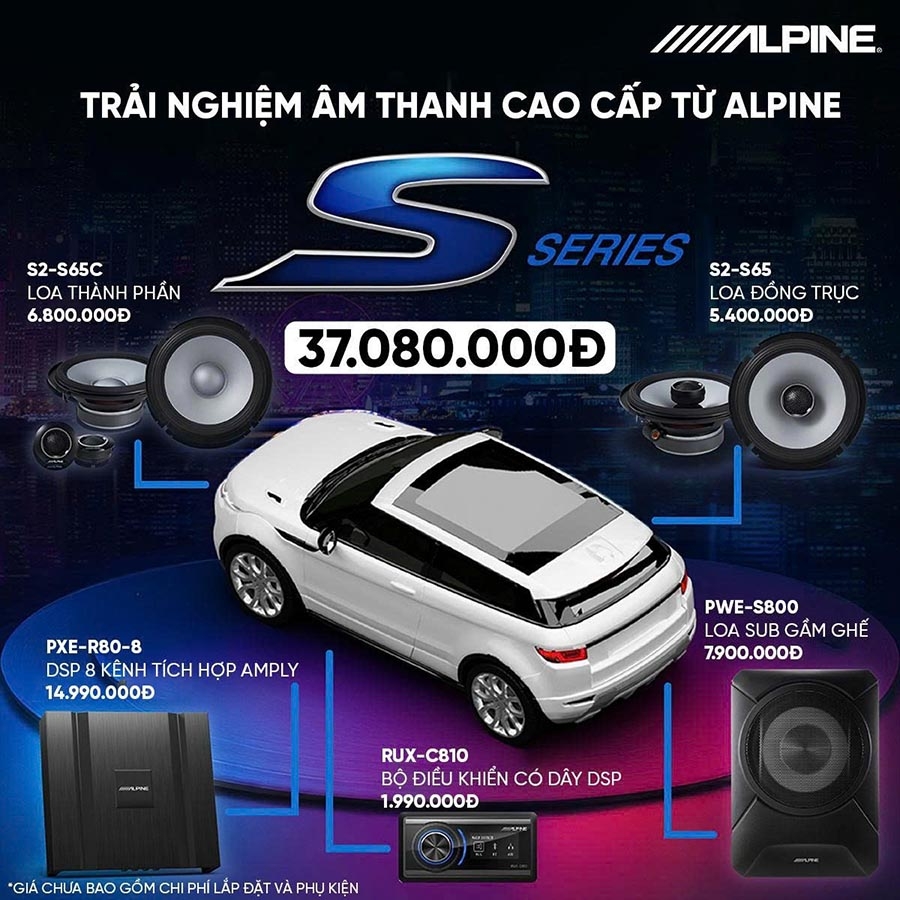So sánh các dòng loa Alpine M-Series, R-Series, DP-Series, Status – chọn hệ thống âm thanh phù hợp cho xế yêu