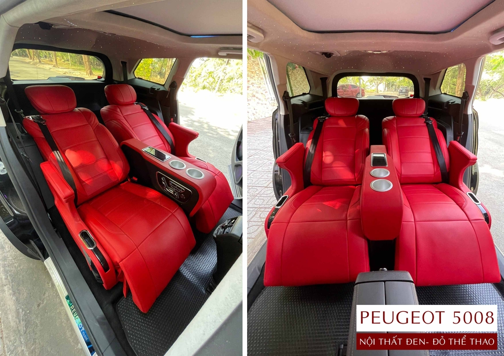 PEUGEOT 5008 – BROCHURE  NÂNG CẤP NỘI THẤT ĐEN - ĐỎ THỂ THAO